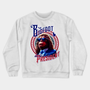 Bigfoot for President 2024 Election Crewneck Sweatshirt